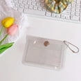 thumbnail image 4 of TISHITA Portable Card Holder Bag Transparent Korean Wallet for Credit ID Photocard Glitter cake, 4 of 7