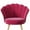 Rose Red, variant on Hawsaiy Modern Velvet Accent Chair with Gold Metal Legs,Upholstered Vanity Chair for Bedroom, Makeup Room, or Living Room, Pink