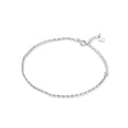 thumbnail image 2 of Brazalete de Cadena de Plata Qarigey para Mujer Ajustable Forma de Arroz, 2 of 6