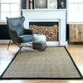 thumbnail image 4 of nuLOOM Hesse Checker Weave Seagrass Indoor/Outdoor Black 4' x 6' Farmhouse Area Rug, 4 of 4