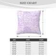 thumbnail image 4 of ZICANCN Purple Abstract Polka Dots Decorative Throw Pillow Covers, Bed Couch Sofa Decorative Knit Pillow Covers for Living Room Farmhouse 12"x12", 4 of 8