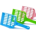 thumbnail image 1 of Cuchara para arena de gatos, juego de cucharas de plástico para arena de gatos, cuchara gruesa para arena de gatos, cuchara de plástico con filtro para limpieza de arena de gatos, 1 of 5