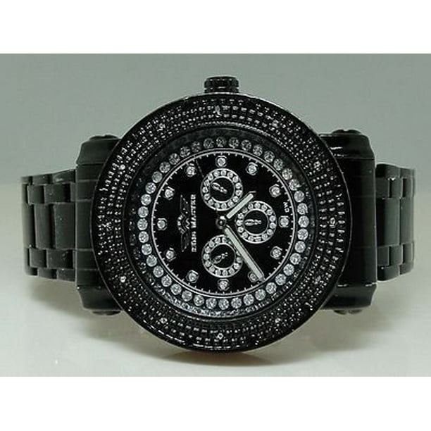 Diamond black outlet watch