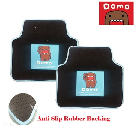 DOMO Car Rear Carpet Mats Set , Pack of 2 Licensed Product Japanese Car Autoo SUV Truck 19.5" x19.5