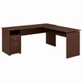 thumbnail image 3 of Cabot Modern 72W 3 Position Sit to Stand L Shaped Desk in Harvest Cherry, 3 of 8