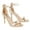 Gold, variant on Womens Tyla Wide Stiletto Heel Sandals