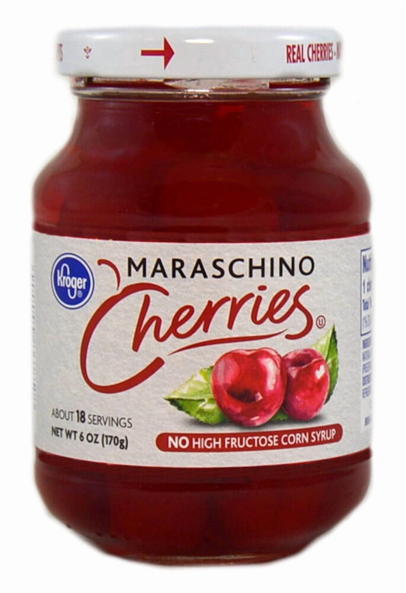 Kroger Maraschino Cherries 6 oz - 5 Pack