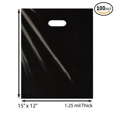 Standard Plastic Carrier Bags Shocking Pink Small 9/" x 12/" Pack Of 200