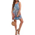 thumbnail image 4 of PPYOUNG Women Summer Casual Swing T-Shirt Dresses Beach Cover up Loose Tank Dress XXXL, 4 of 8