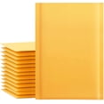 thumbnail image 1 of HBlife 50Pcs Bubble Mailers, 6x10 Inches Self Seal Kraft Poly Mailers, Padded Envelopes Shipping Bags Packaging for Small Business, 1 of 8