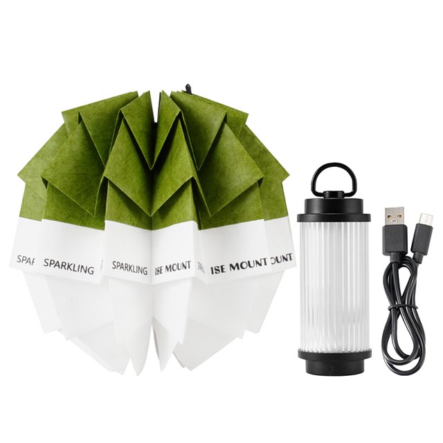 Lámpara Camping Magnética Con Pantalla 5 Modos Carga Tipo C Al