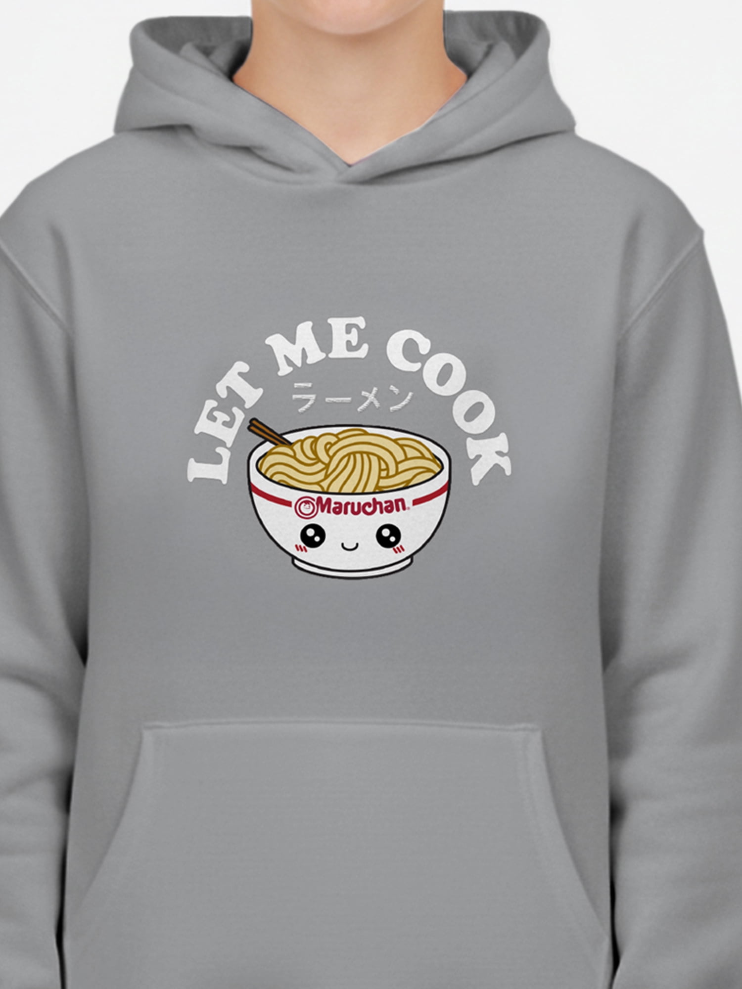 Maruchan, Boys' & Big Boys' Graphic Hoodie, Powered By Ramen, Sizes 4-18