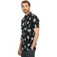 thumbnail image 3 of Rip Curl Men's BLACK MULTI Oasis Party Short Sleeve Woven Shirt, X-Large, 3 of 5