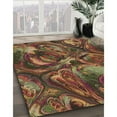 thumbnail image 3 of Ahgly Company Machine Washable Indoor Rectangle Transitional Light Brown Area Rugs, 8' x 12', 3 of 7