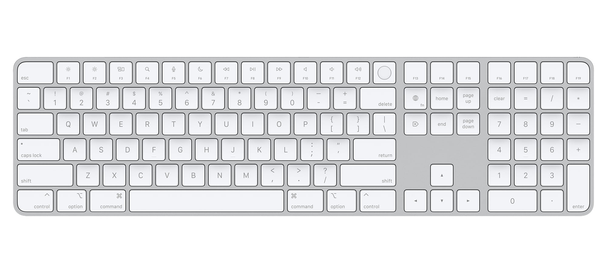 Apple Magic Keyboard with Touch ID, Numeric Keypad, Compatible