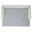 thumbnail image 5 of FurHaven Pet Products Plush & Decor Check Comfy Couch Orthopedic Pet Bed for Dogs & Cats - Gray, Jumbo Plus, 5 of 15