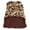 As shown, variant on LOLIPPYY Luxury Leopard Print Warm Dog Clothes for Small Pets - Fashionable XS Size