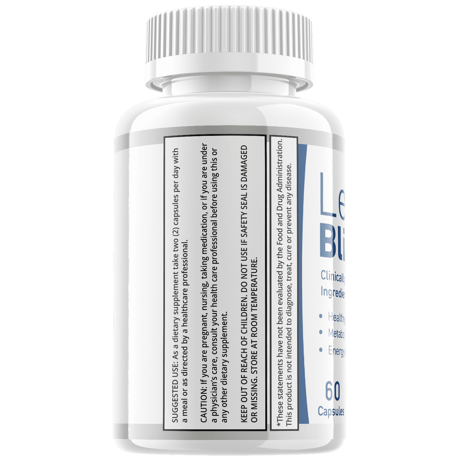 (5 Pack) Lean Bliss - Keto Weight Loss Formula - Energy & Focus Boosting Dietary Supplements for Weight Management & Metabolism - Advanced Fat Burn Raspberry Ketones Pills - 300 Capsules