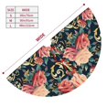 thumbnail image 3 of Yiaed Rose Flowers Print Christmas Tree Skirt , Tree SkirtsTree Mat for Christmas Winter Holiday Indoor Decorations-36", 3 of 7