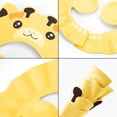 thumbnail image 4 of Foldable Baby Shower Cap with Earmuffs - Anti-Reflux Cartoon Design, Adjustable Soft Bathing Hat for Toddlers & Children, Shower Visor for Shampoo Protection, 4 of 7