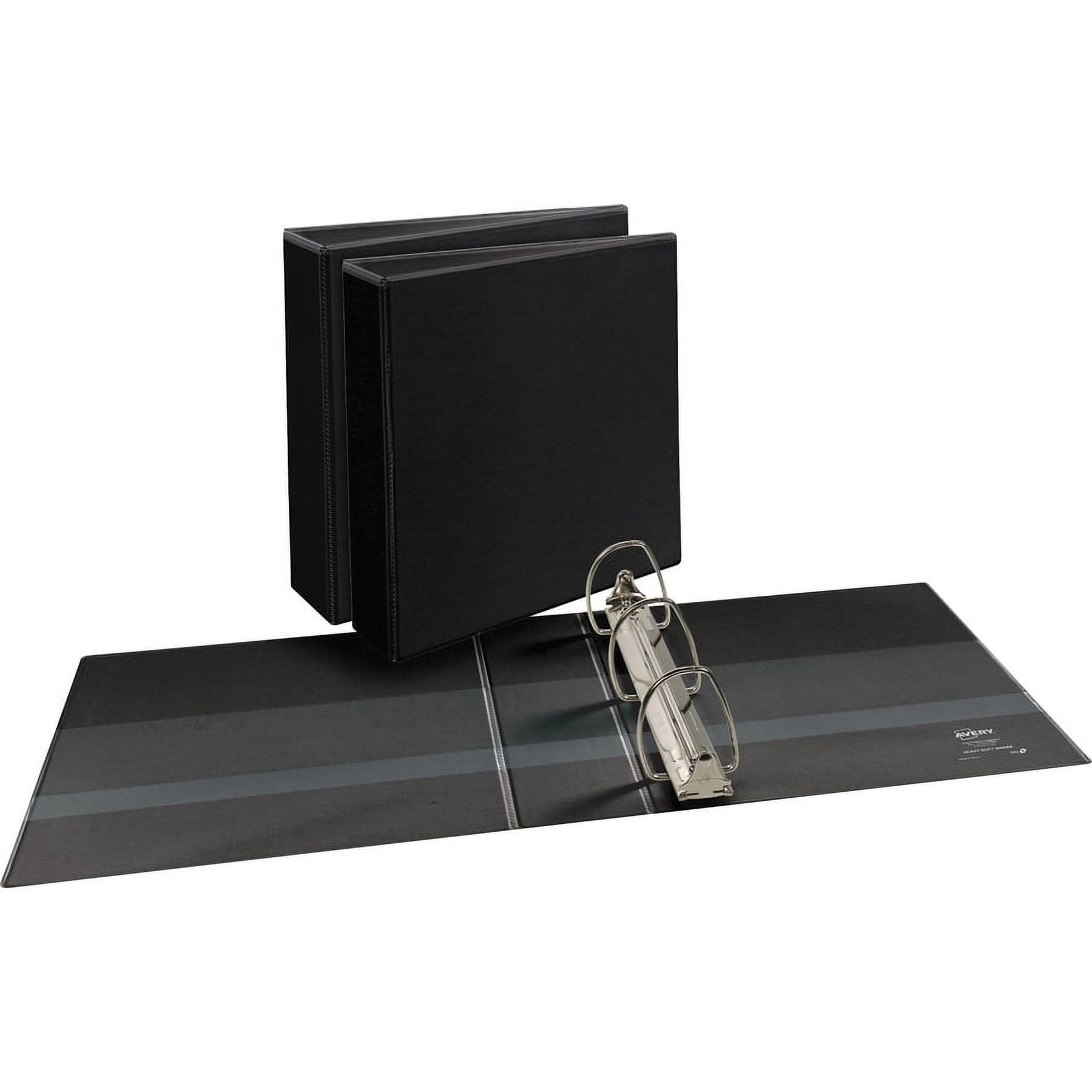 Avery Durable View Binder with EZD Rings, 3" Letter Size 8.5" x 11", 670‑Sheet Capacity, Black