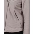 thumbnail image 5 of FashionOutfit Women's Casual Lightweight Woven Zip Up Moto Biker Jacket, 5 of 5