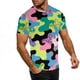 thumbnail image 3 of Tops para hombre, blusas y camisas de cuello redondo y manga corta para hombre, blusas y camisas casuales deportivas con estampado de camuflaje divertido para hombre y mujer, blusas vintage de manga c, 3 of 8