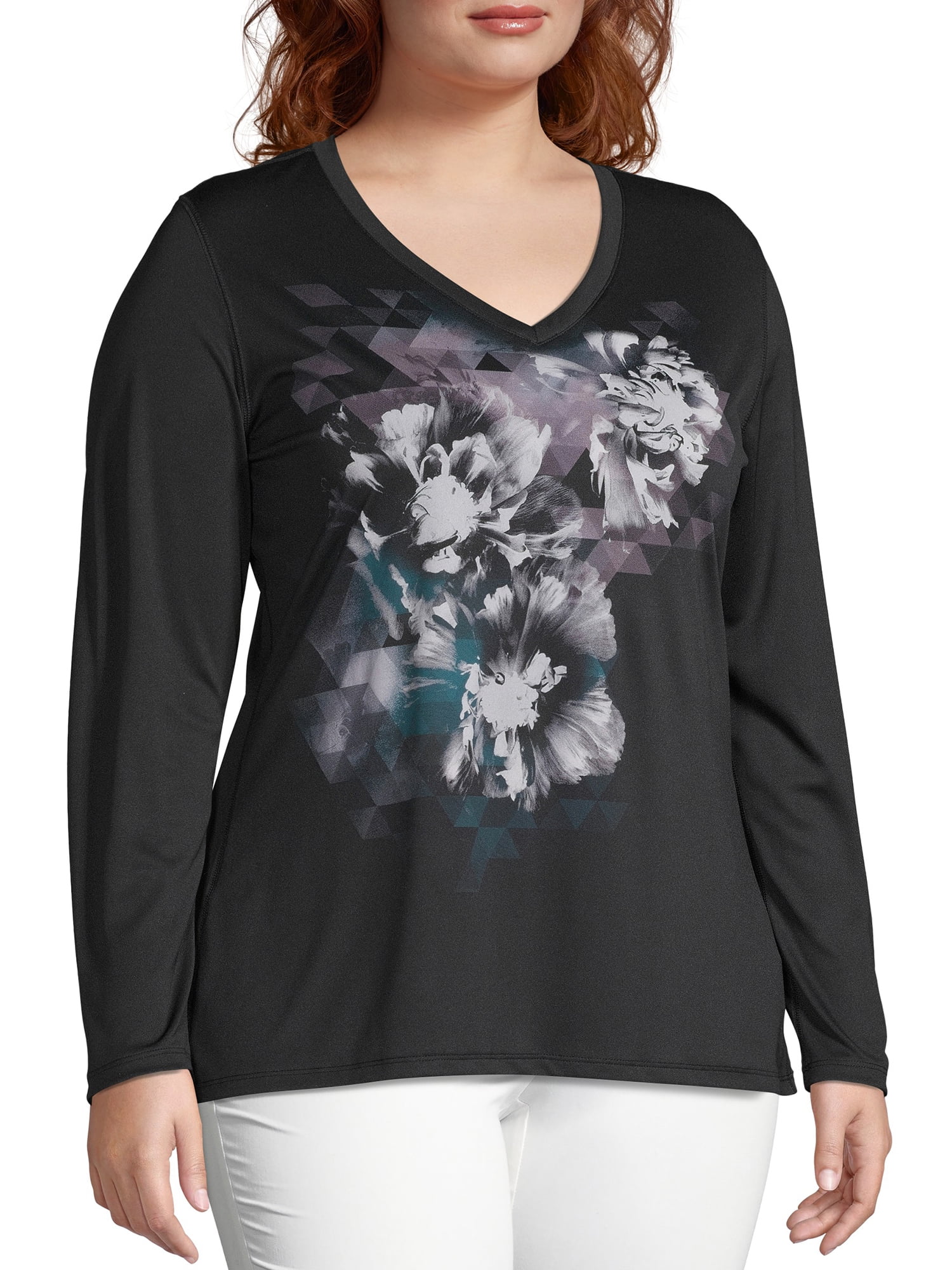 Ladies Branded LA Gear Lightweight Comfort Round Neck Loose T Shirt Size 8-20