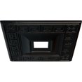 thumbnail image 3 of Ekena Millwork 18"W x 18"H x 3 1/2"ID x 1 1/8"P Eris Ceiling Medallion (Fits Canopies up to 9 7/8"), Hand-Painted Black Pearl, 3 of 5