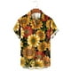 thumbnail image 2 of Nuevas camisas hawaianas con girasoles para verano 2023, camisas de playa con estampado 3D, ropa vintage informal, blusa con solapa para mujer, camisa lisa, 2 of 4