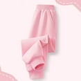 thumbnail image 3 of Lmnyox Bogs Girls Thick Sweatpants Loose Cuffed Elastic Waist Joggers Cotton Solid Thermal Sport Pants, 3 of 5