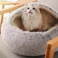thumbnail image 4 of Oliegs Couverture d'Hiver Chaude Semi-Fermée pour Chat, 4 of 4