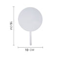 thumbnail image 5 of 1Pc 4 Inch Acrylic Cake Topper Blank, Round Heart Hexagon Clear DIY Birthday Cake Topper for Personalized Custom Wedding, Birthday Festival Party Decorations, Cake Cupcake Toppers,Hexagon, 5 of 6