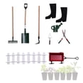 thumbnail image 3 of 9PCS Mini Simulation Garden Tool Decoration Set Accessories Miniature Scene Yard Scene Decoration DIY, 3 of 5