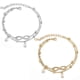 thumbnail image 2 of 2 tobilleras de doble cadena con símbolo de infinito y amor infinito, ajustables para playa., 2 of 3