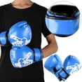 thumbnail image 2 of Guantes De Boxeo Boxglove Guantes De Sanda Guantes De Entrenamiento De Boxeo 1 Par De Guantes De Boxeo Sanda Boxglove Kenpo Training Practicing Equipments For Adult Childrenblue, 2 of 8