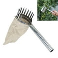 thumbnail image 5 of Metal Fruit Picker Light-weight Fruit Picking Tool with Bag or Cup Fruit Collection Tool for Harvesting Jujube Blueberries Longans, 5 of 8