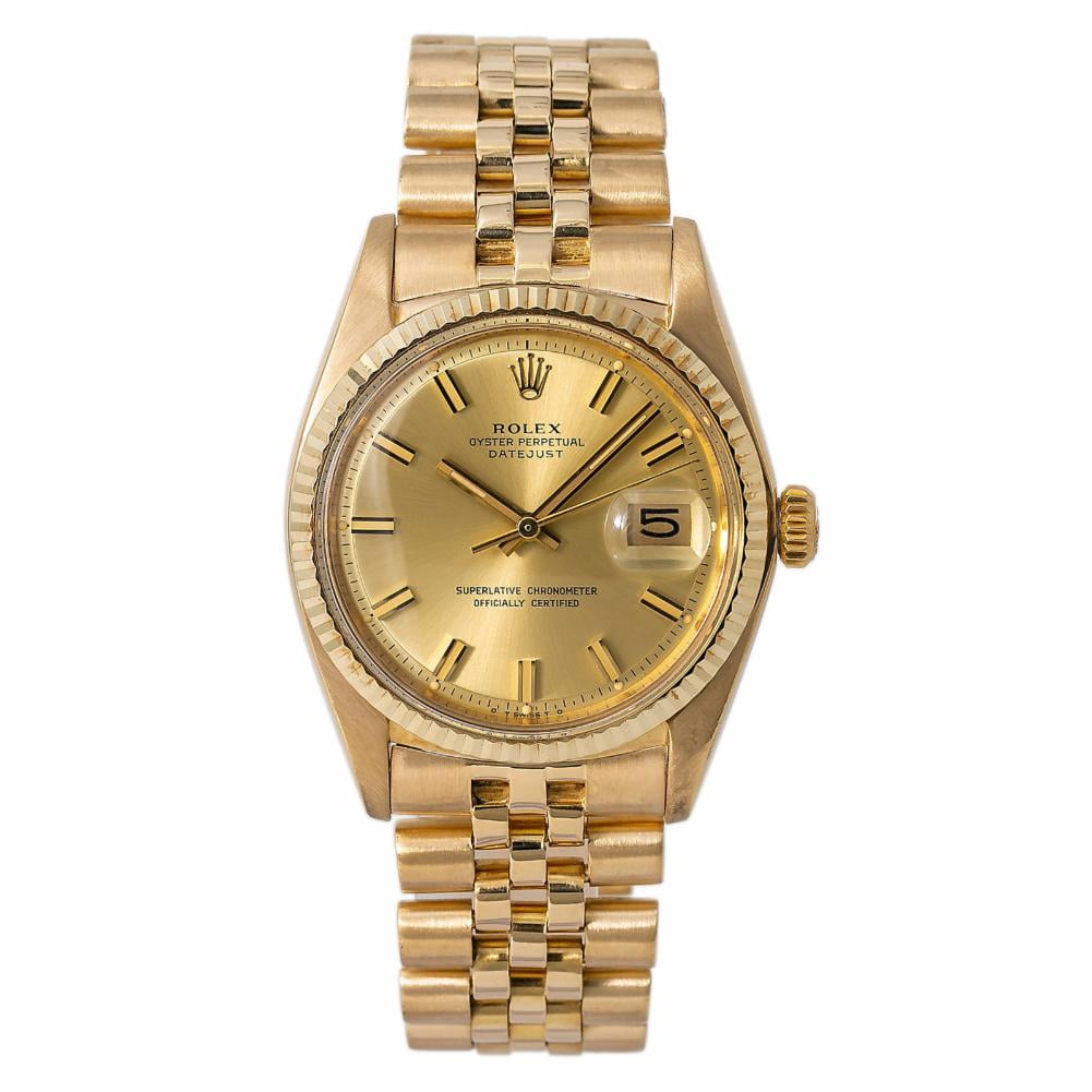 Pre-Owned Rolex Datejust 1600 Gold 