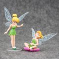thumbnail image 3 of 4pcs/set 3-10cm Princess Tinkerbell Tinker Bell Beautiful Faery Fairy Elf Flower, 3 of 5