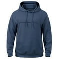 thumbnail image 5 of Htigea Womens Waffle Hoodies Drawstring Hooded Long Sleeve Pullover Fall Sweatshirt Tops Navy S, 5 of 5