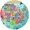 2024zb-C478, variant on America Map Elastic Fitted Edged Round Tablecloth Fade resistant Anti-Shrink Table Cloth Washable Table Cover for Indoor or Outdoor and anywhere you wanna use it 48"X 48"