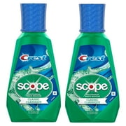 Pack of (2) Crest Scope Classic Mouthwash, Original Formula, 1 L
