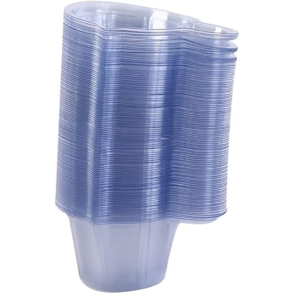 120 Pcs 40ml Plastic Resin Mixing Cups Clear Paint Mixing Cups Transparent Stirring Container Mini Liquids Pouring Cups For Crafts DIY