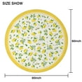 thumbnail image 2 of Nappe Ronde aux Fruits d'Été Citron, Nappe Sans Plis en Polyester, Nappe Imperméable Réutilisable pour Mariage, Anniversaire, Fête du Thé (Ronde, 60x60 Pouces), 2 of 6