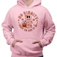 thumbnail image 2 of Bag it up Halloween Hoodie Sweatshirt Unisex X-Large Pink, 2 of 5