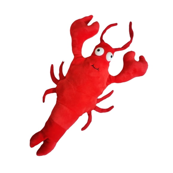 Jouet Interactif pour Chien en Forme de Homard Indestructible Qui Couine pour Mâcheurs Agressifs Intérieur Extérieur Animal de Compagnie