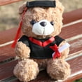 thumbnail image 4 of Juguete de oso de peluche | Tema de Graduación | Material suave y tierno | Detalles hechos a mano | Regalo para celebraciones | Compra al por mayor a granel | Oso coleccionable único | Tamaño de 10, 4 of 6