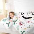 thumbnail image 4 of Homewish Christmas Initial D Letter Bedding Comforter Set for Teens, Cartoon Santa Claus Hat Twin Comforter Sets, Xmas Tree Reversible Bedding Set, Luxury Bedroom Decor, 2 Pieces, 4 of 8