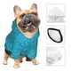 thumbnail image 3 of Fotbe Blue Glitter Sudadera con Estampado para Perros Pequeños – Suéter con Capucha para Mascotas, Tela Suave de Forro Polar con Bolsillo-Medium, 3 of 7