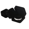 thumbnail image 3 of ZEUS Black Velvet Ring Watch Necklace Bracelet Bangle Pendant Jewelry Case Gift Box, 3 of 3
